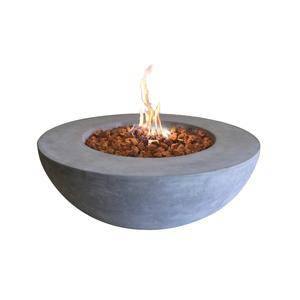 Lunar Bowl 42 in. Cast Concrete Fire Table