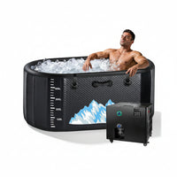 Cold Plunge Tub Designed for Athletic Recovery, 248 Gallon Capacity, 1 Horsepower Chiller, WiFi Control