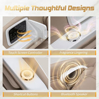 4D Massage Chair Full Body, Zero Gravity Recliner,34 Airbags Massage,20 Auto Massage Programs,Auto Body Scan,Ai Voice Control,55" SL Track,Beige