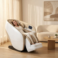 4D Massage Chair Full Body, Zero Gravity Recliner,34 Airbags Massage,20 Auto Massage Programs,Auto Body Scan,Ai Voice Control,55" SL Track,Beige — Lifestyle