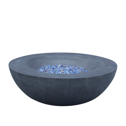 42 in. GFRC Propane Fire Pit Bowl