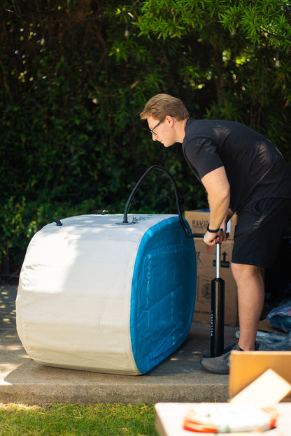 RevX Inflatable Tub Deluxe with Insulated Lid