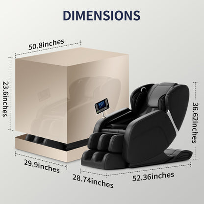 TJX-A-SS02 Zero Gravity Massage Chair with Heat – Black
