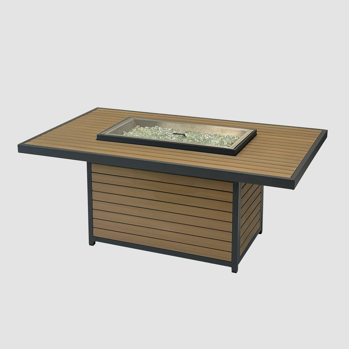 Kenwood & Brooks Rectangular Gas Fire Pit Table