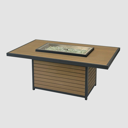 Kenwood & Brooks Rectangular Gas Fire Pit Table