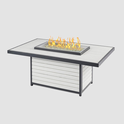 Kenwood & Brooks Rectangular Gas Fire Pit Table