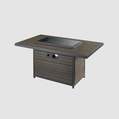 Kenwood & Brooks Rectangular Gas Fire Pit Table