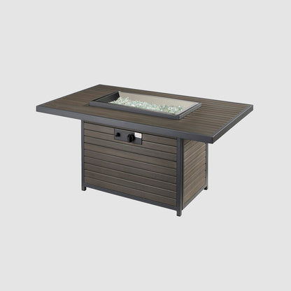 Kenwood & Brooks Rectangular Gas Fire Pit Table