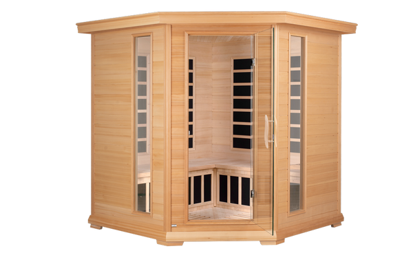 Blisspod Vienna 4–5-Person Corner Far-Infrared Sauna