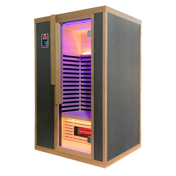 Blisspod Bergen 2-Person Full-Spectrum Infrared Sauna with Red Light Panel