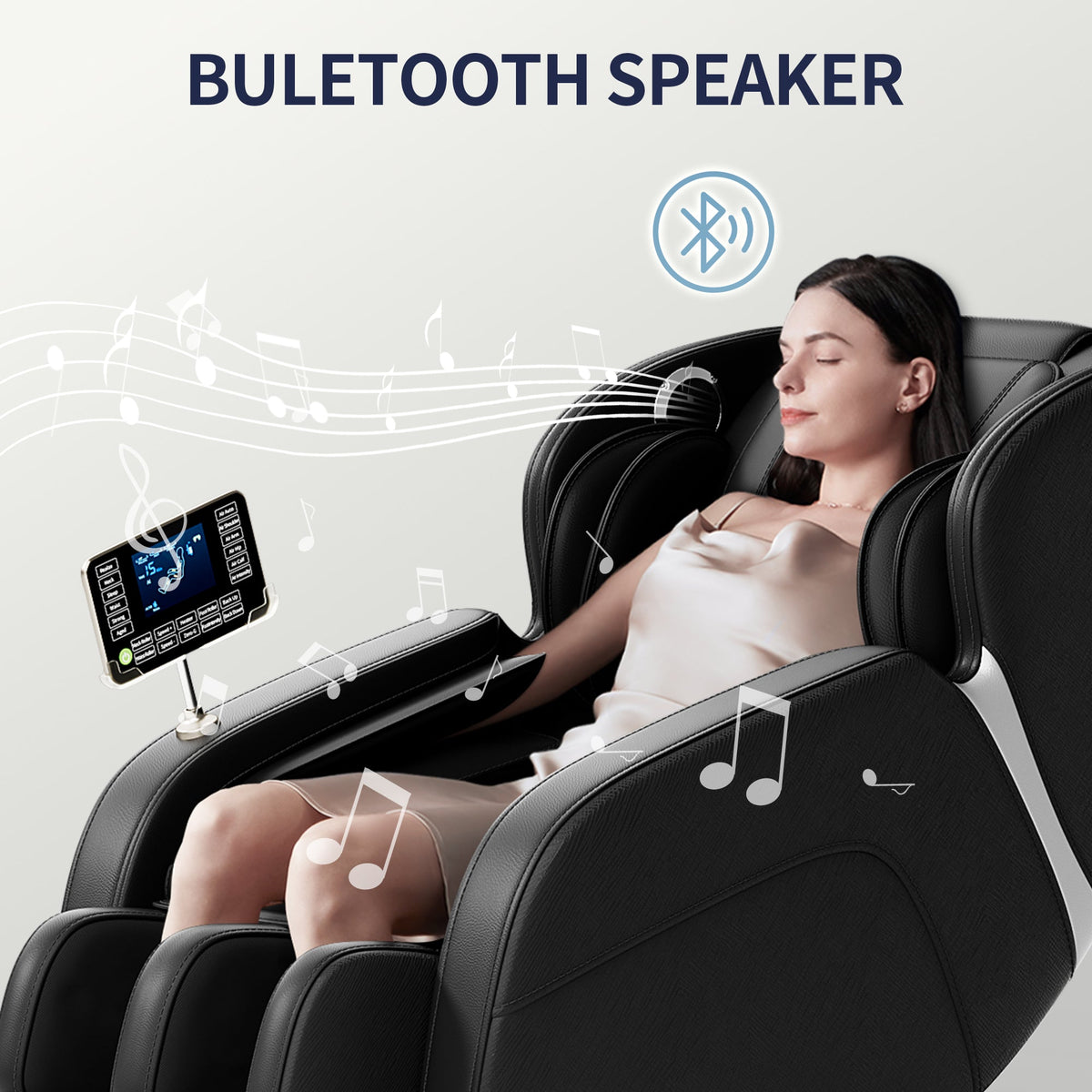 TJX-A-SS02 Zero Gravity Massage Chair with Heat – Black
