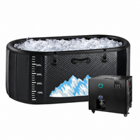 Cold Plunge Tub Designed for Athletic Recovery, 248 Gallon Capacity, 1 Horsepower Chiller, WiFi Control