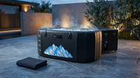 Cold Plunge Tub, 248 Gallon, 1 Horsepower, Heavy-Duty Ice Bath Tub for Athletes with Hot & Cold, Portable Inflatable Plunge Chiller with Water Treatment Kit, Immersion Therapy, Wifi (Black, 1 Set) — Lifestyle