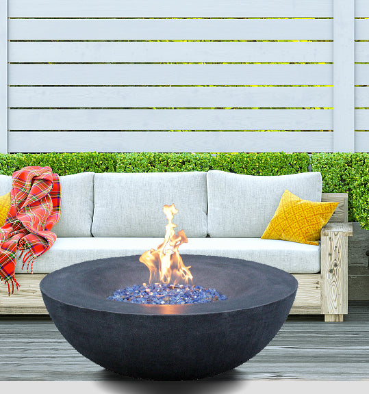 42 in. GFRC Propane Fire Pit Bowl
