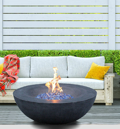 42 in. GFRC Propane Fire Pit Bowl