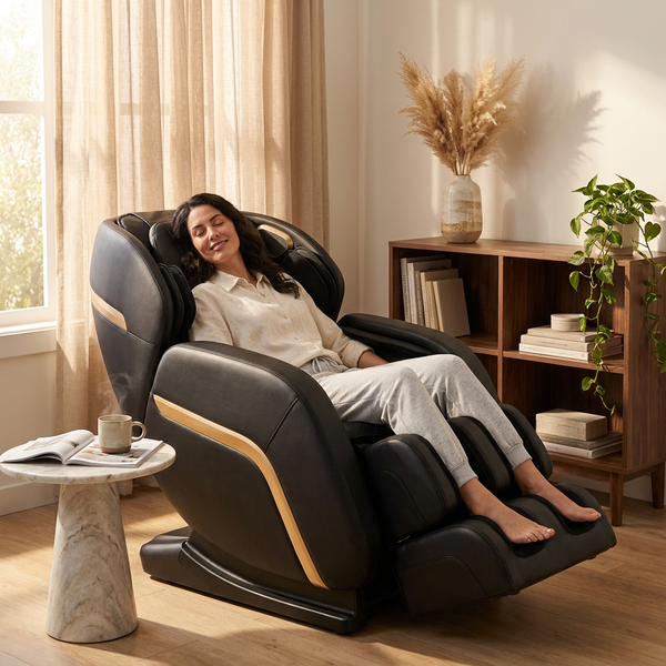 Full Body Massage Chair Designed for Complete Relaxation, Zero Gravity Position, 5 Auto Programs, Multi Airbag