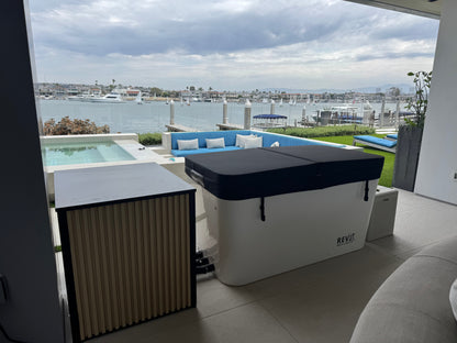 RevX X Tub Acrylic Cold Plunge with LUX 1.5 HP Chiller