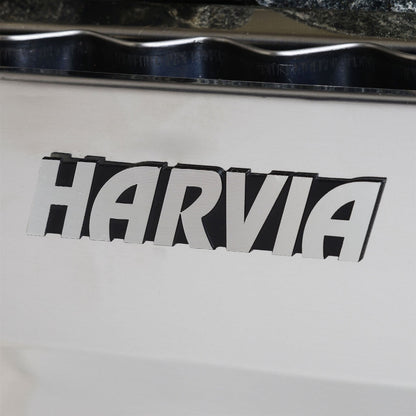 Harvia KIPB Wet Dry Electric Sauna Heater Stove With Built-In Controls & Sauna Stones (SAK47351)
