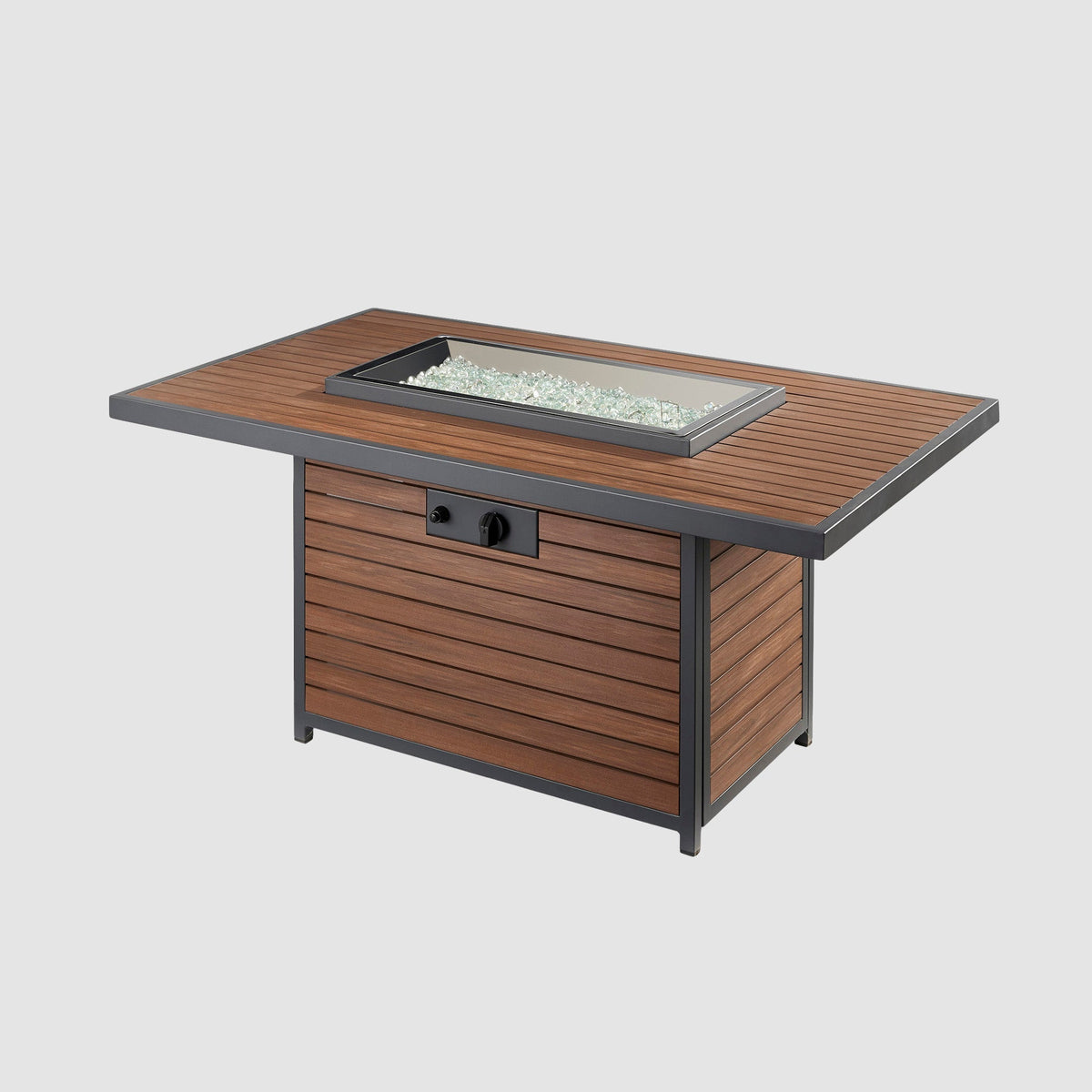 Kenwood & Brooks Rectangular Gas Fire Pit Table