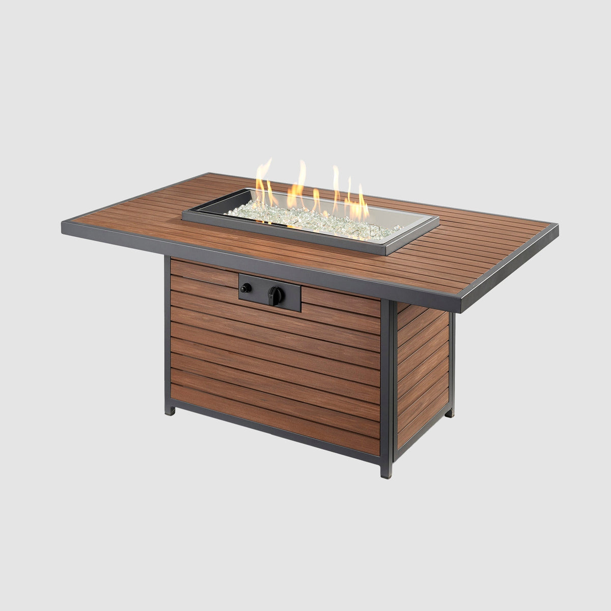 Kenwood & Brooks Rectangular Gas Fire Pit Table