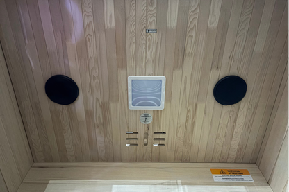 Blisspod Malmo Deluxe 2-Person Infrared Sauna with Red Light Panel