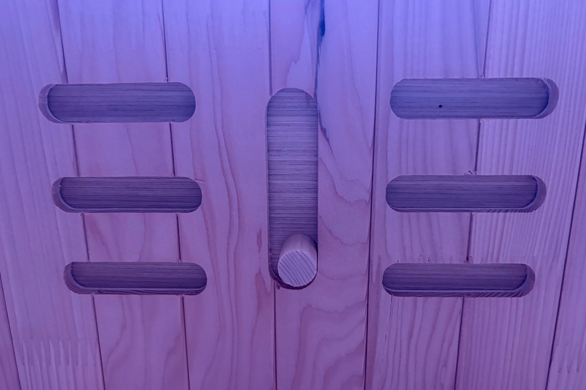 Blisspod Malmo Deluxe 2-Person Infrared Sauna with Red Light Panel