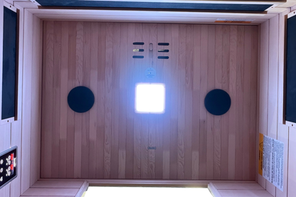 Blisspod Malmo Deluxe 2-Person Infrared Sauna with Red Light Panel
