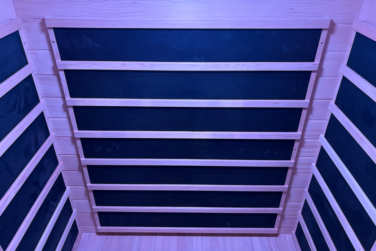 Blisspod Malmo Deluxe 2-Person Infrared Sauna with Red Light Panel