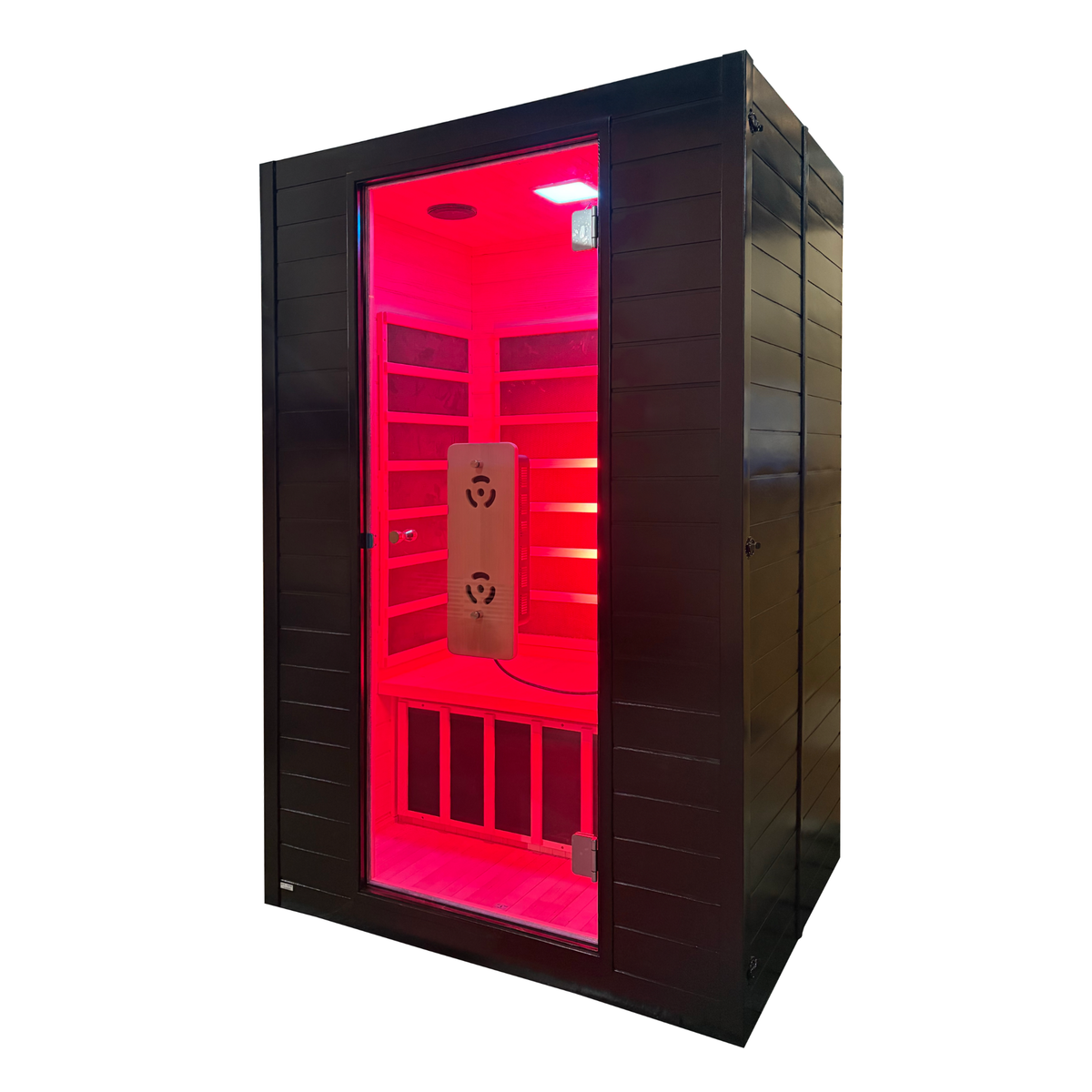 Blisspod Malmo Deluxe 2-Person Infrared Sauna with Red Light Panel