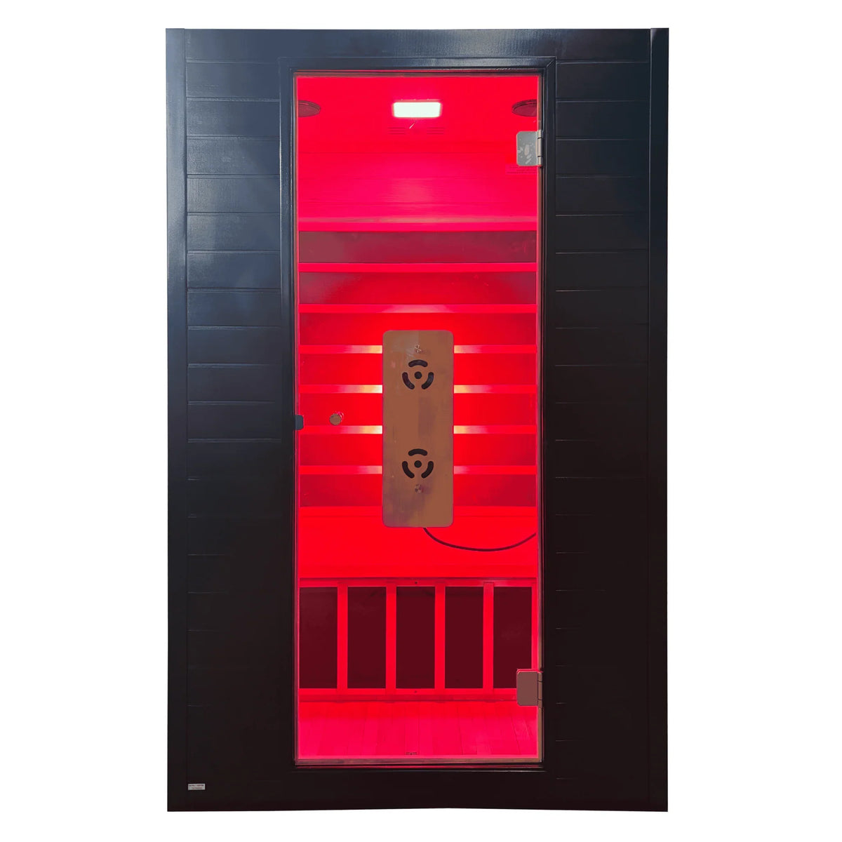 Blisspod Malmo Deluxe 2-Person Infrared Sauna with Red Light Panel