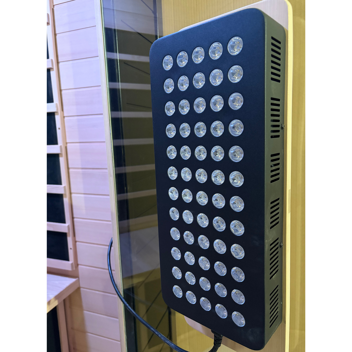 Blisspod Malmo Deluxe 2-Person Infrared Sauna with Red Light Panel