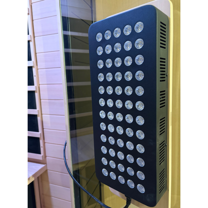 Blisspod Malmo Deluxe 2-Person Infrared Sauna with Red Light Panel