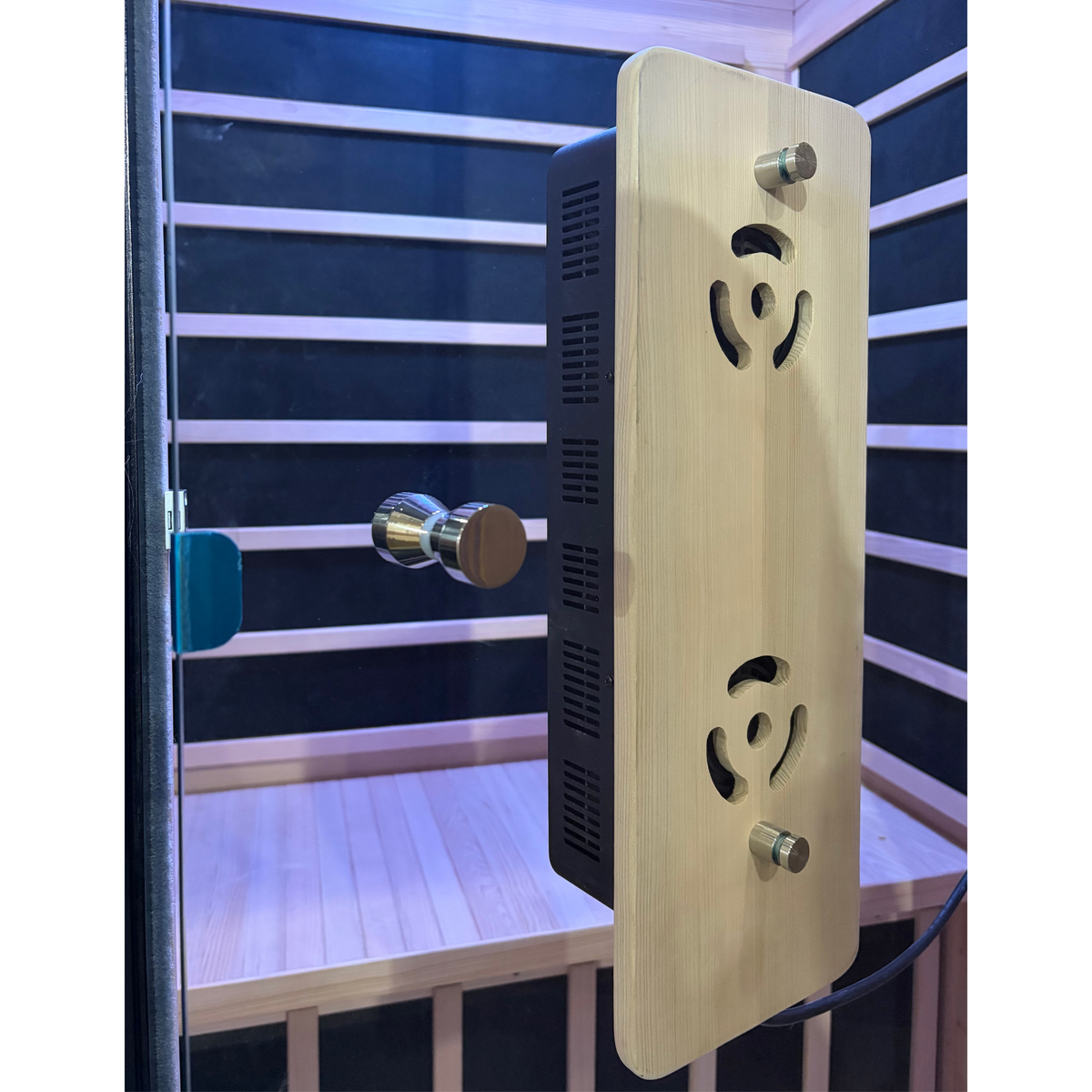 Blisspod Malmo Deluxe 2-Person Infrared Sauna with Red Light Panel