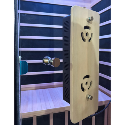 Blisspod Malmo Deluxe 2-Person Infrared Sauna with Red Light Panel