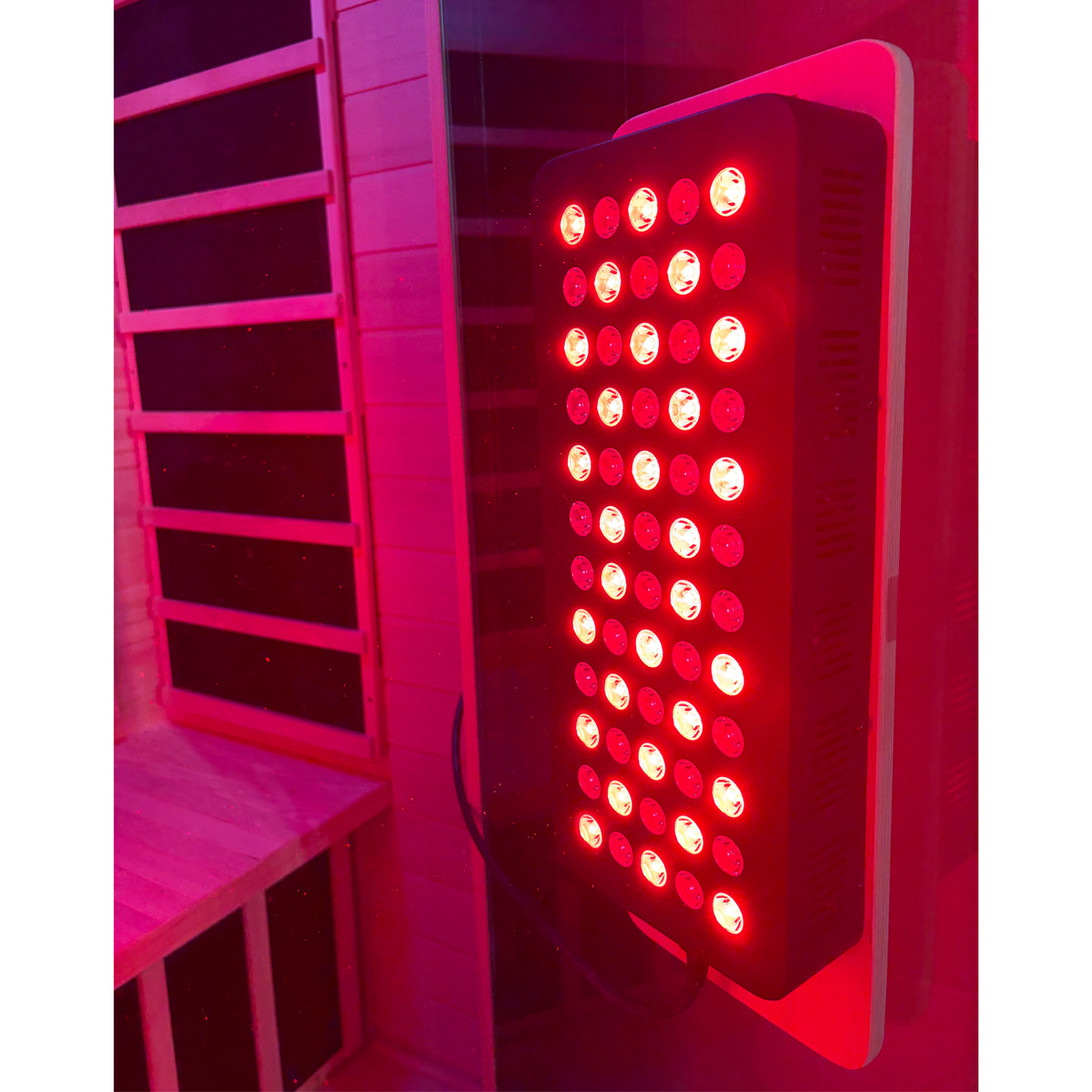 Blisspod Malmo Deluxe 2-Person Infrared Sauna with Red Light Panel