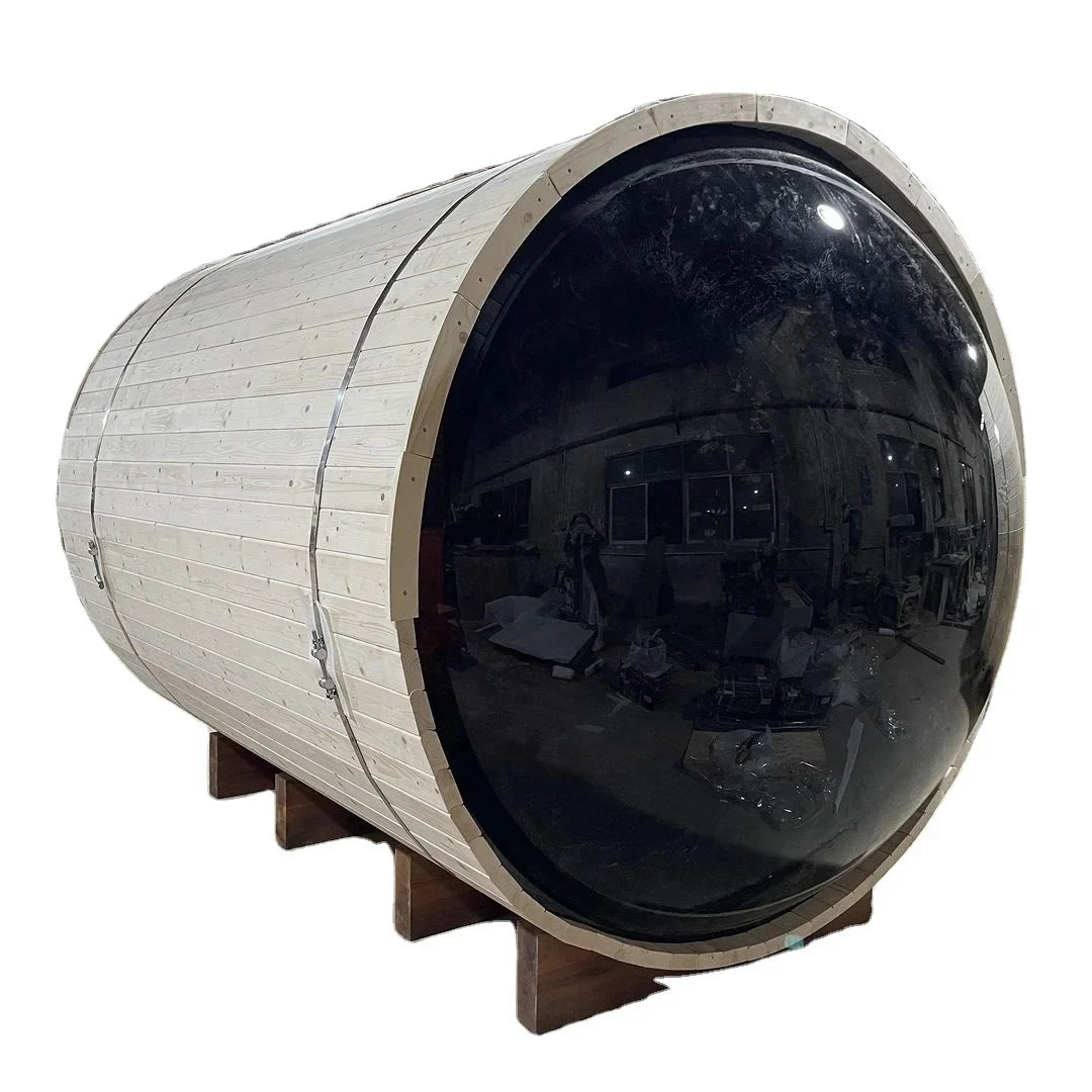 Red Cedar Barrel Sauna for 2–4 People