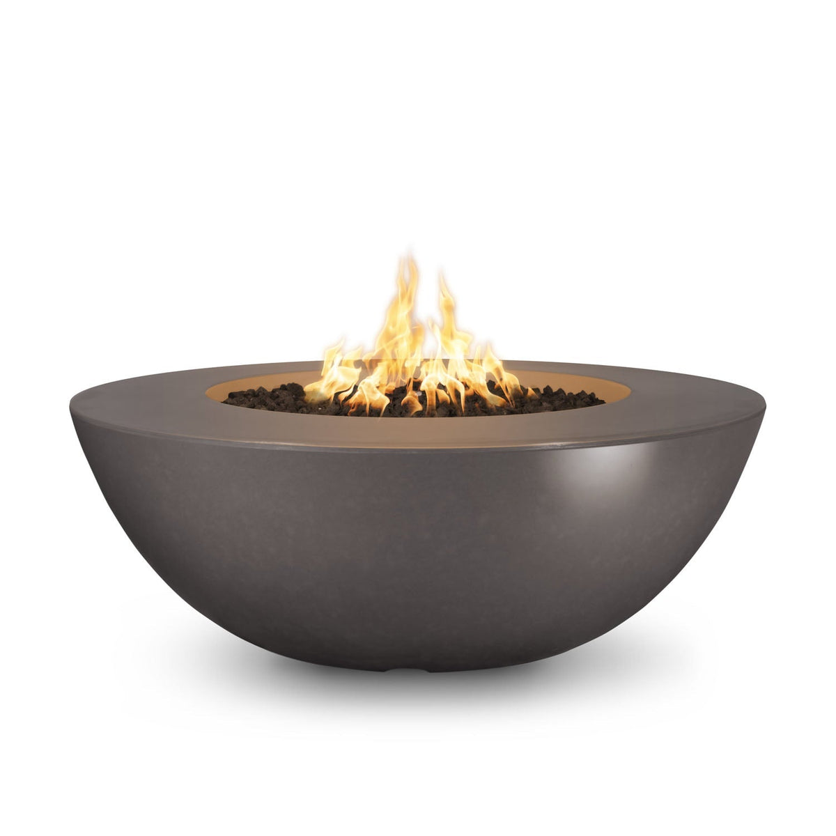 The Outdoor Plus Sedona 48 in. Wide Ledge GFRC Fire Pit
