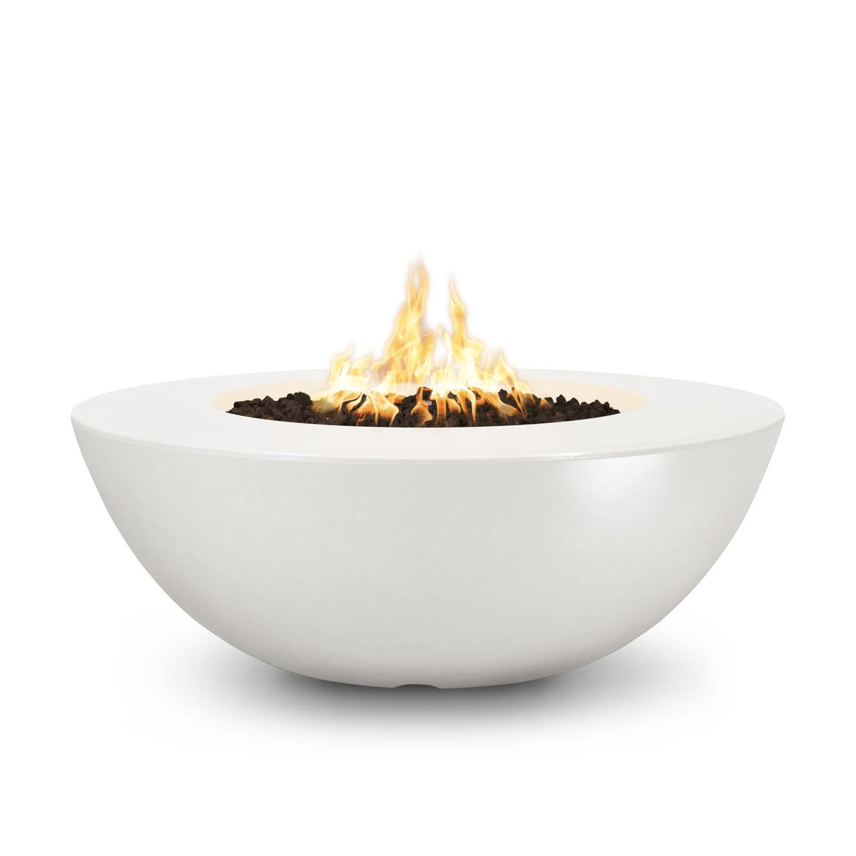 The Outdoor Plus Sedona 48 in. Wide Ledge GFRC Fire Pit