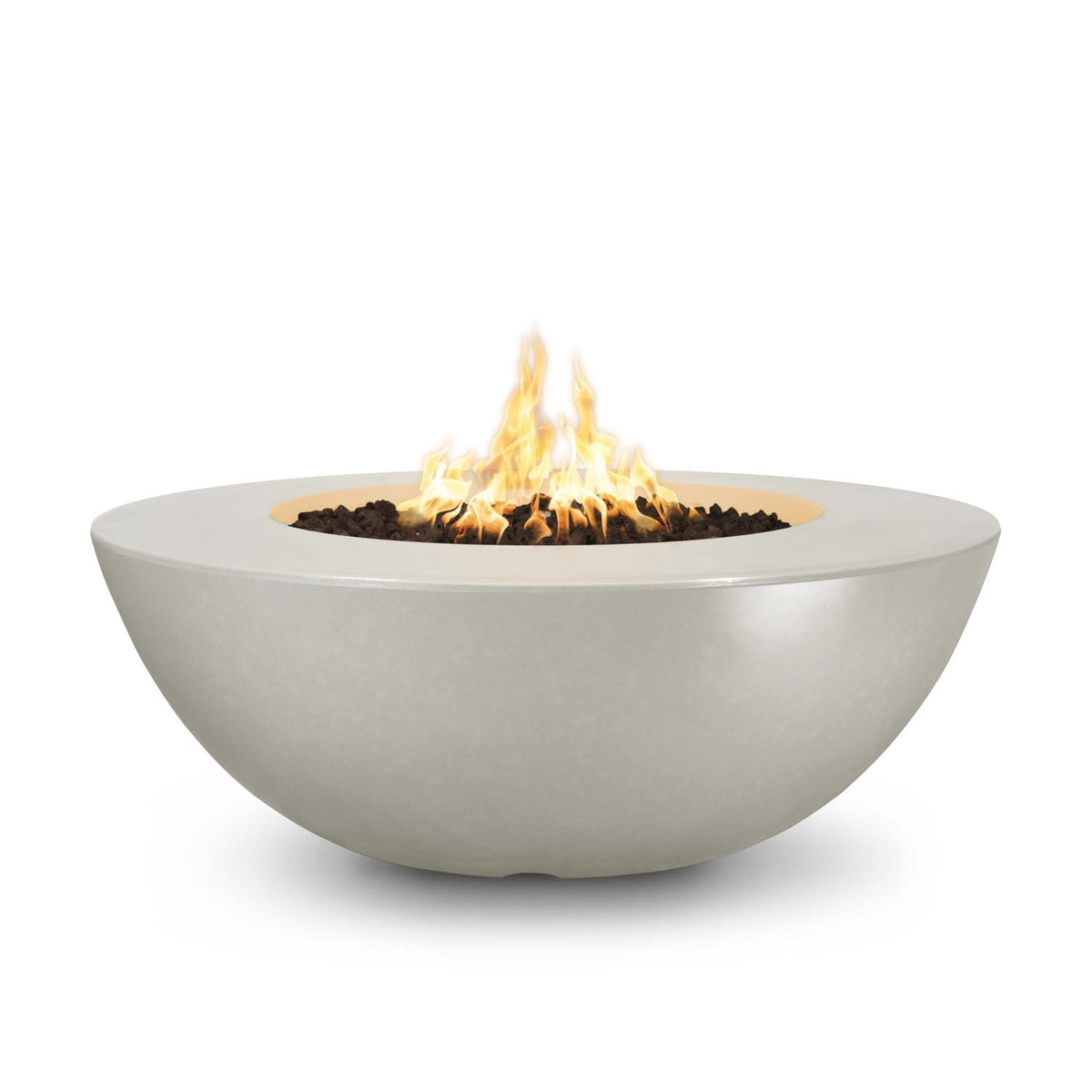 The Outdoor Plus Sedona 48 in. Wide Ledge GFRC Fire Pit