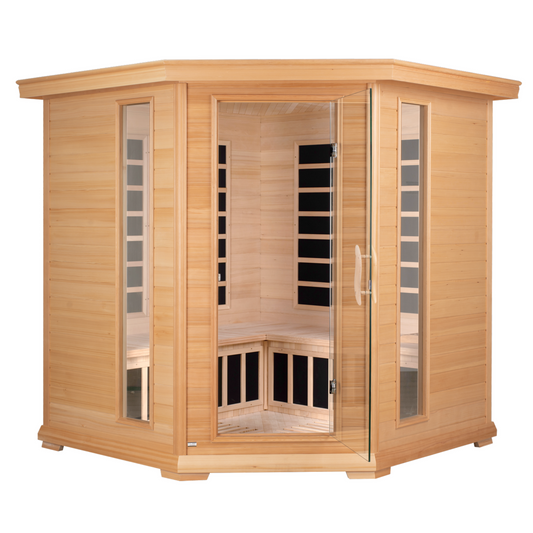 Blisspod Vienna 4–5-Person Corner Far-Infrared Sauna