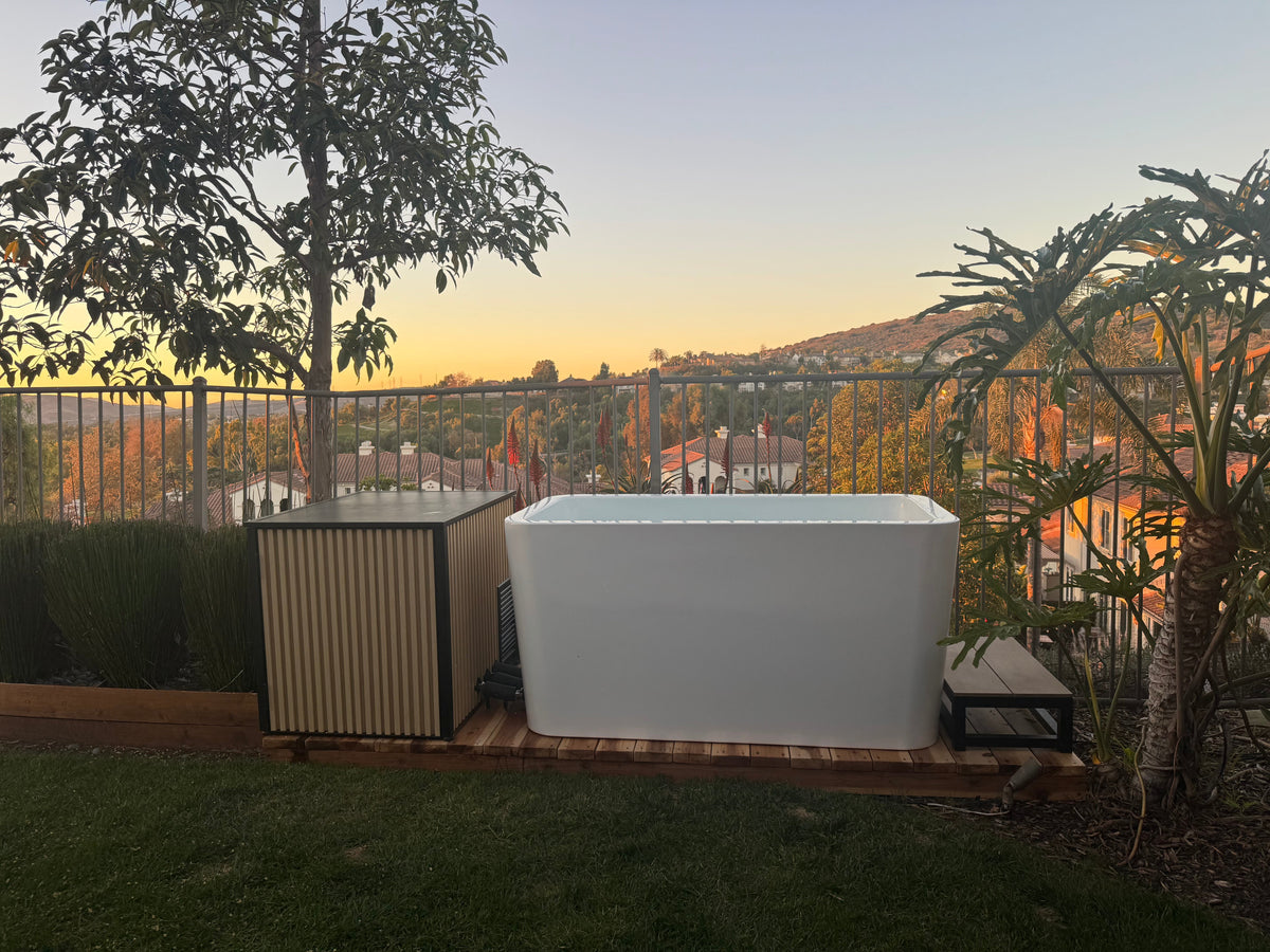 RevX X Tub Acrylic Cold Plunge with LUX 1.5 HP Chiller