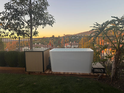 RevX X Tub Acrylic Cold Plunge with LUX 1.5 HP Chiller