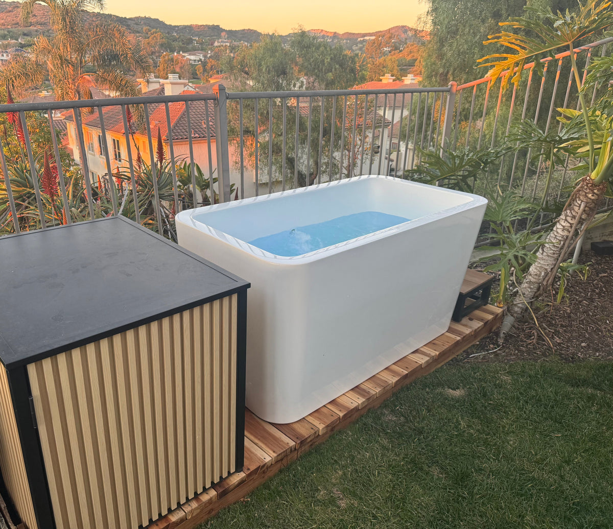 RevX X Tub Acrylic Cold Plunge with LUX 1.5 HP Chiller