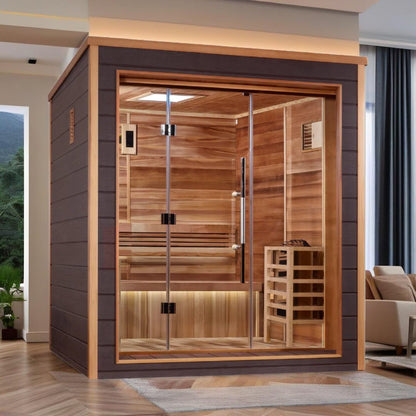 Golden Designs Drammen 3-Person Outdoor Traditional Sauna