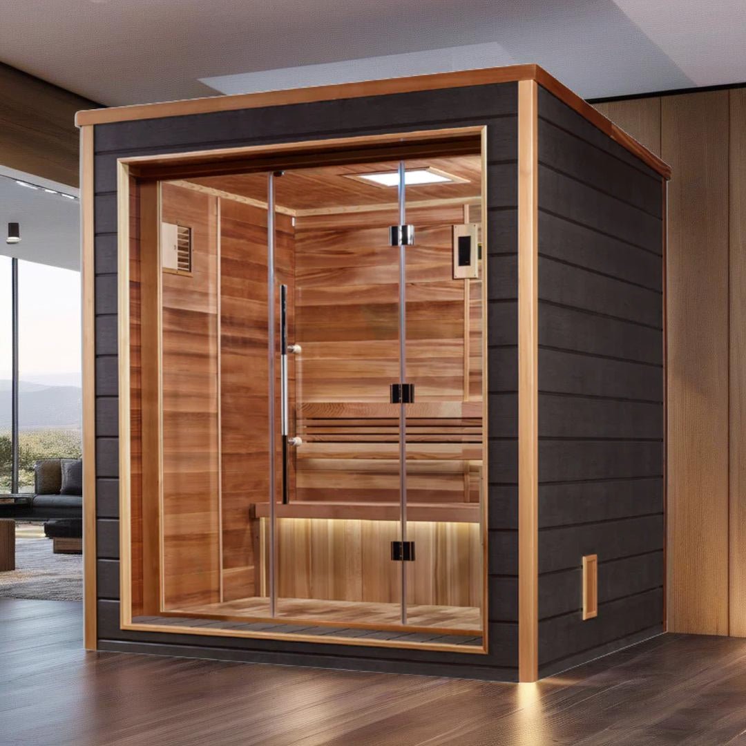 Golden Designs Drammen 3-Person Outdoor Traditional Sauna