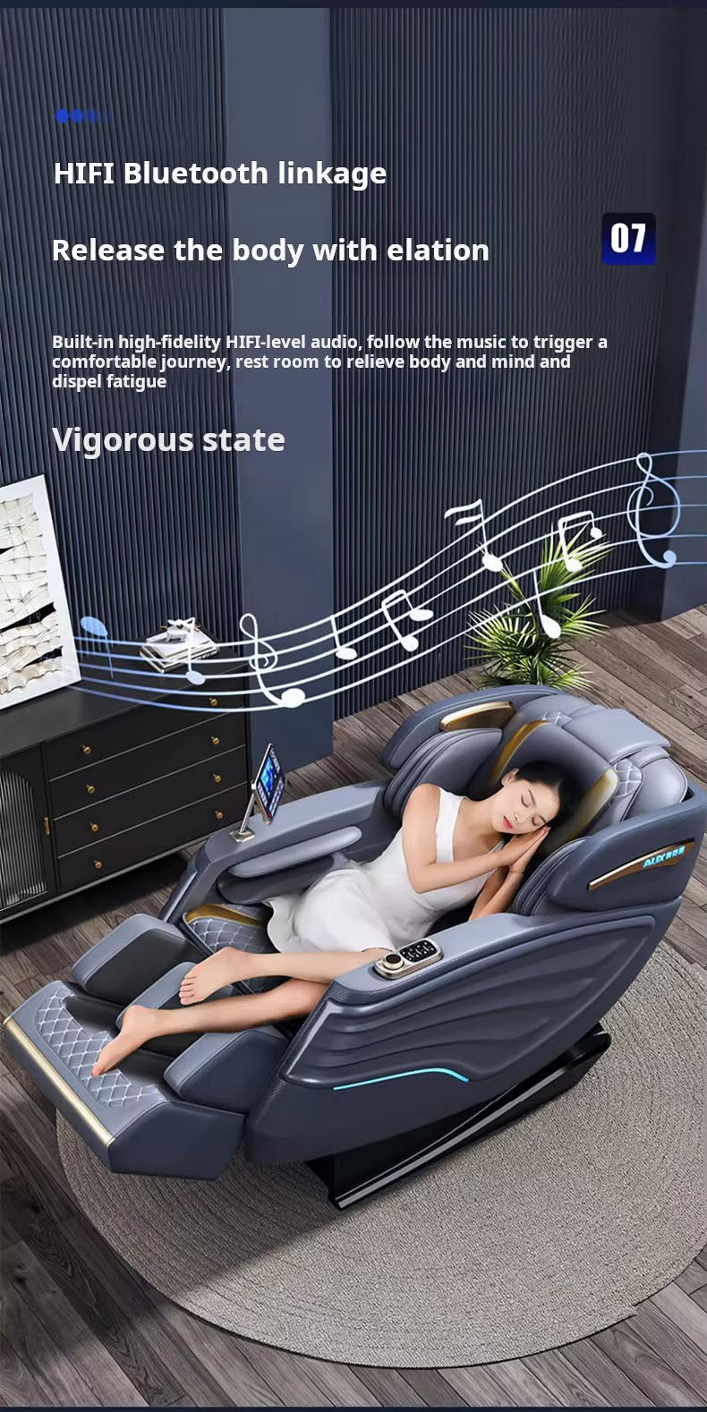 MedEq Recovery C79 Full-Body SL-Track Massage Chair