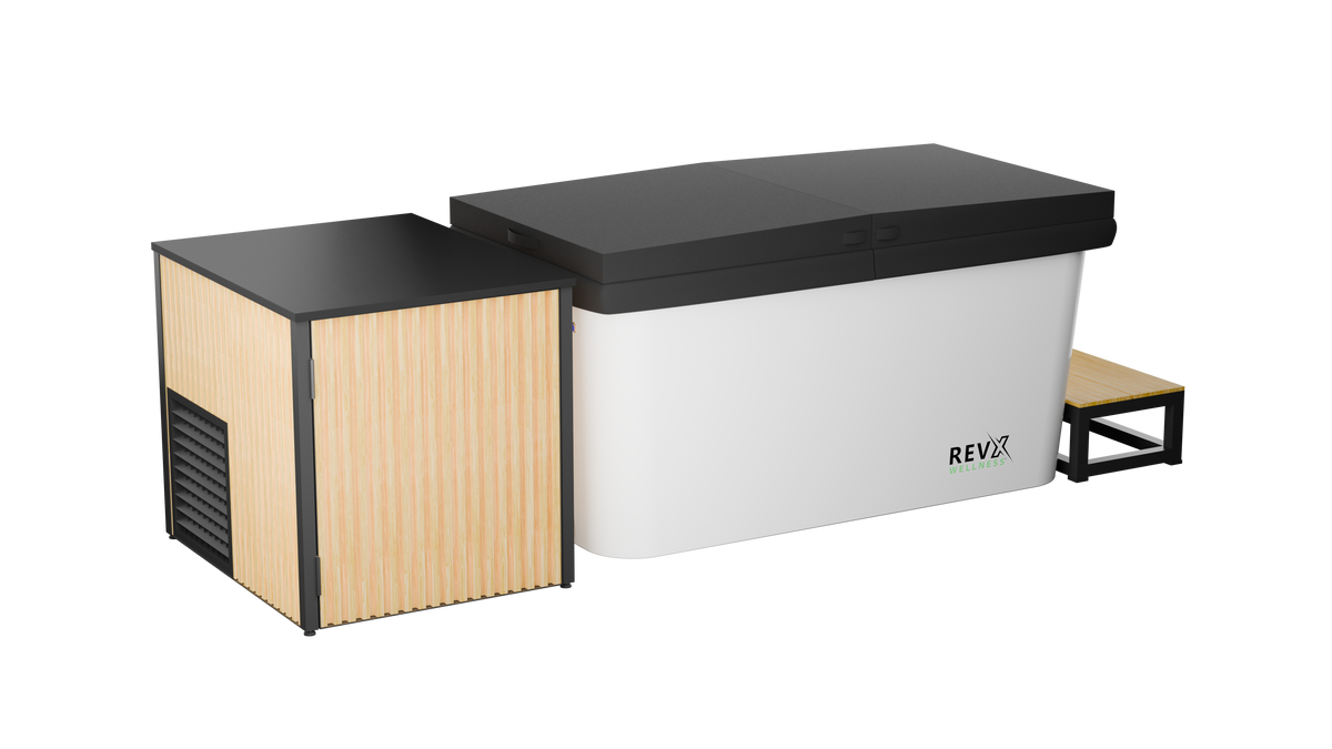 RevX X Tub Acrylic Cold Plunge with LUX 1.5 HP Chiller
