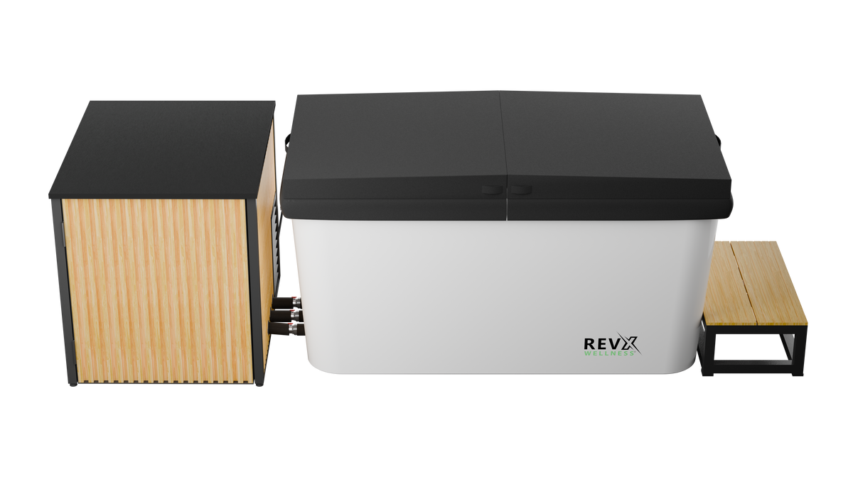 RevX X Tub Acrylic Cold Plunge with LUX 1.5 HP Chiller