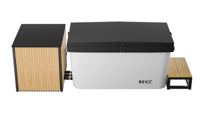 RevX X Tub Acrylic Cold Plunge with LUX 1.5 HP Chiller