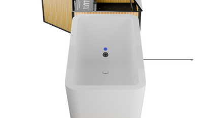 RevX X Tub Acrylic Cold Plunge with LUX 1.5 HP Chiller